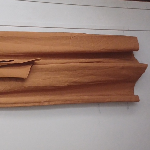 Nordstrom rock topshop satin twist drape sleevelees flare - leg jumpsuit size 0 - Picture 3 of 8